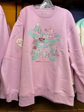 NWT Disney Parks x Stoney Clover Lane "it's a small world" Pullover - XL